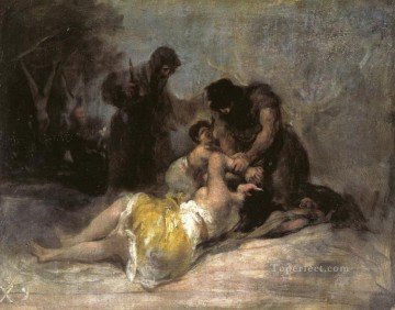 フランシスコ・デ・ゴヤの強姦殺人現場 Oil Paintings